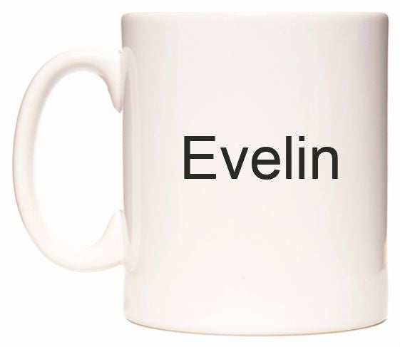 This mug features Evelin