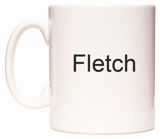 This mug features Fletch