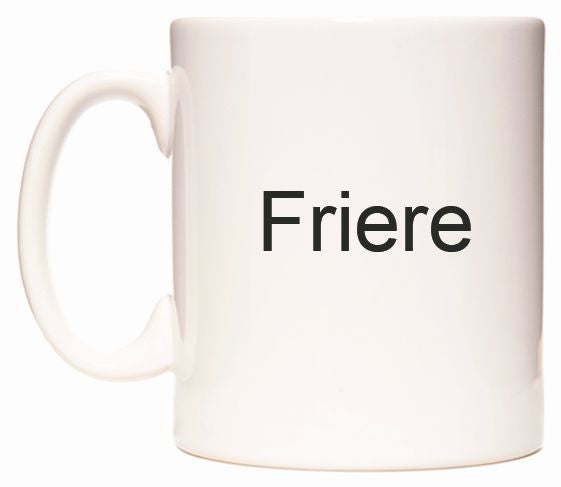 This mug features Friere