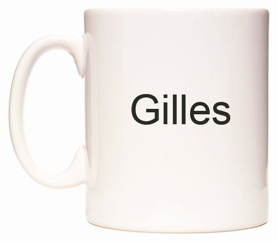 This mug features Gilles