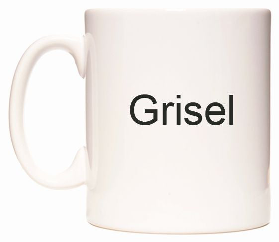 This mug features Grisel