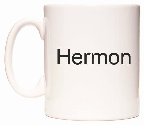 This mug features Hermon