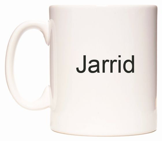 This mug features Jarrid