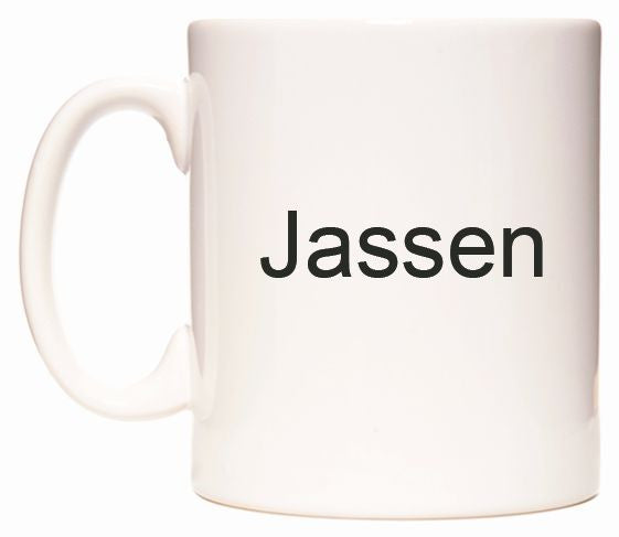 This mug features Jassen