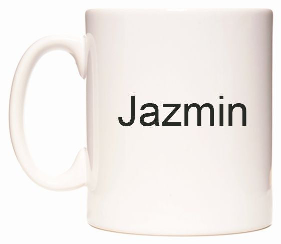 This mug features Jazmin