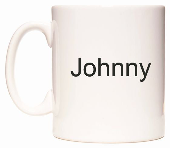 This mug features Johnny