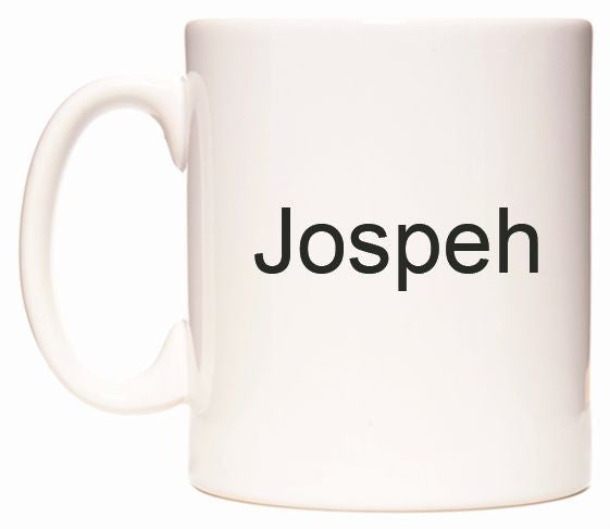 This mug features Jospeh
