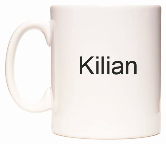 This mug features Kilian