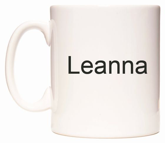 This mug features Leanna
