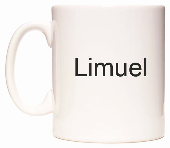 This mug features Limuel