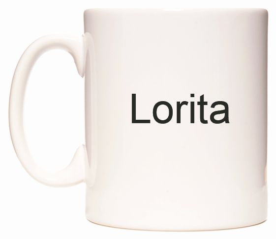 This mug features Lorita
