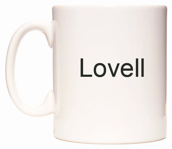 This mug features Lovell