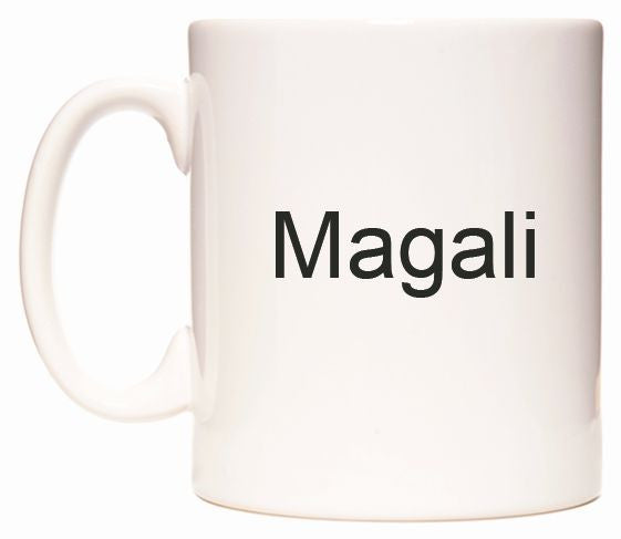 This mug features Magali