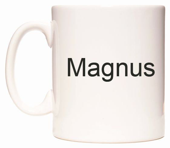 This mug features Magnus