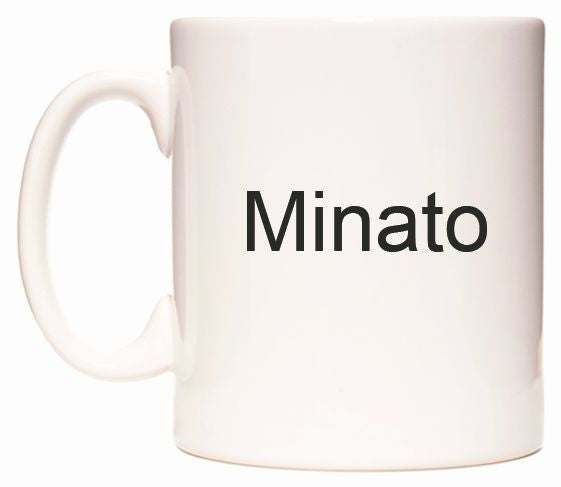 This mug features Minato