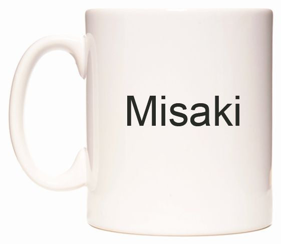 This mug features Misaki