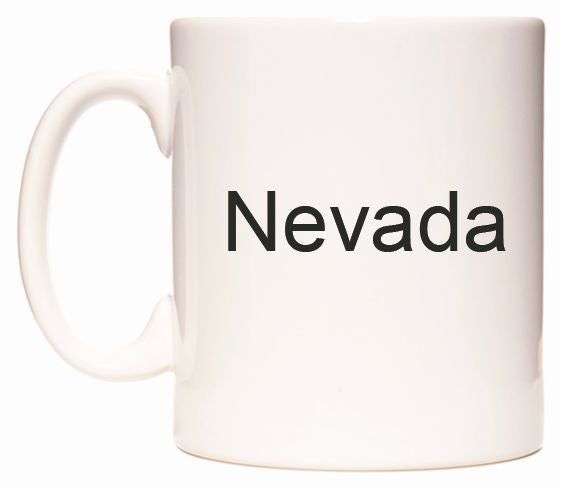 This mug features Nevada