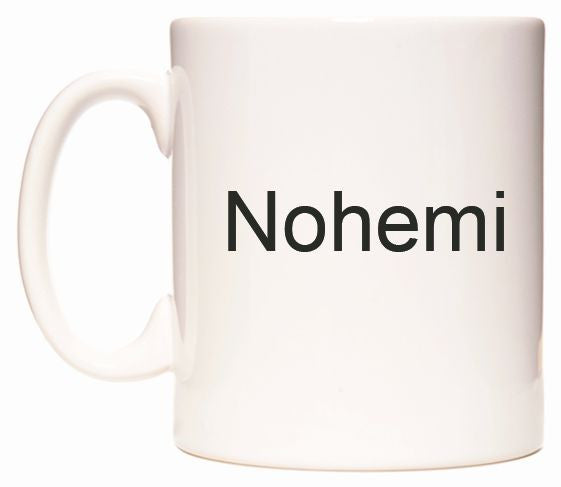 This mug features Nohemi
