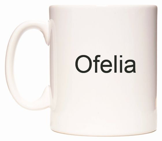 This mug features Ofelia