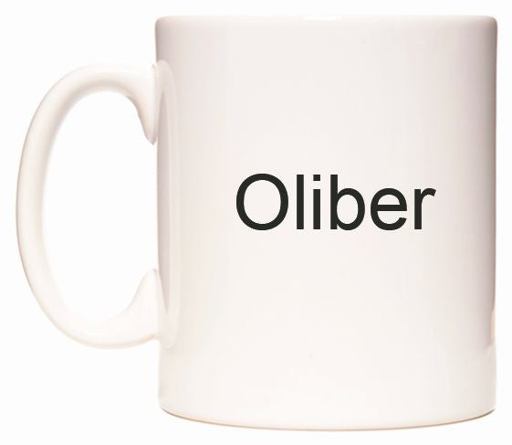 This mug features Oliber