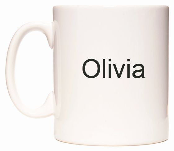 This mug features Olivia