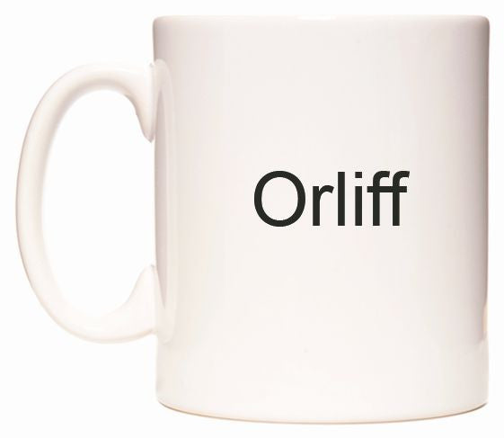 This mug features Orliff