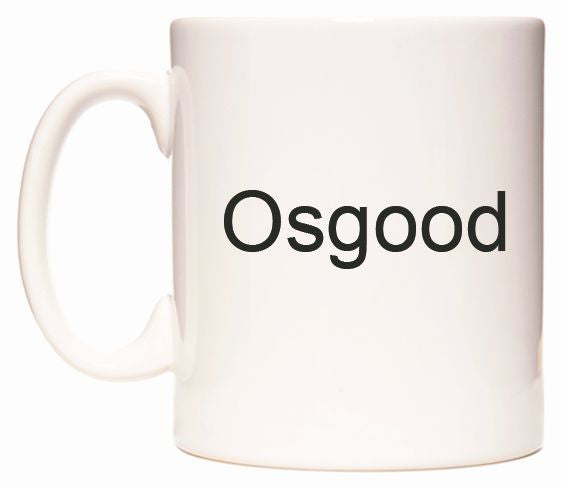 This mug features Osgood