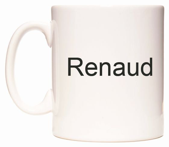 This mug features Renaud