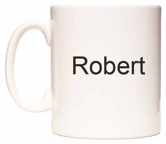 This mug features Robert