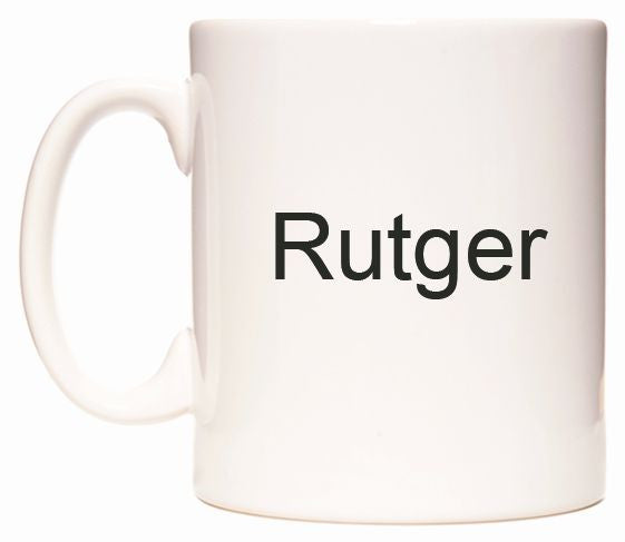 This mug features Rutger