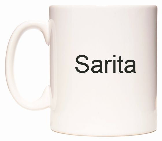 This mug features Sarita