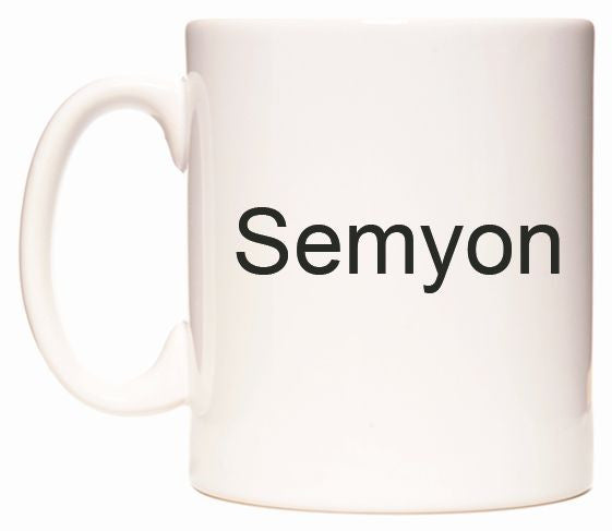 This mug features Semyon