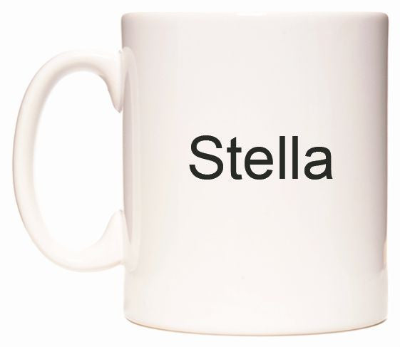 This mug features Stella