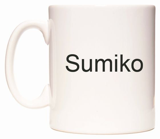This mug features Sumiko