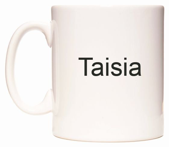 This mug features Taisia