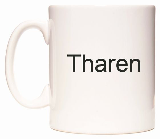 This mug features Tharen