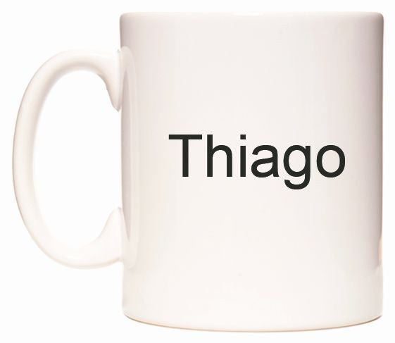 This mug features Thiago