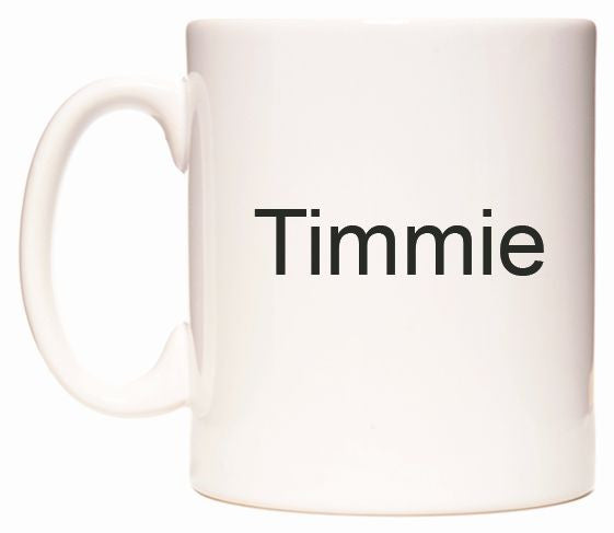 This mug features Timmie