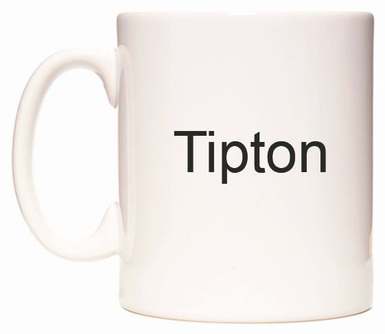 This mug features Tipton