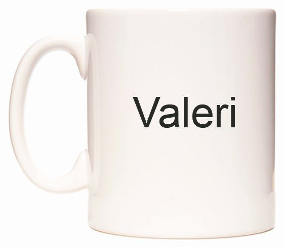 This mug features Valeri