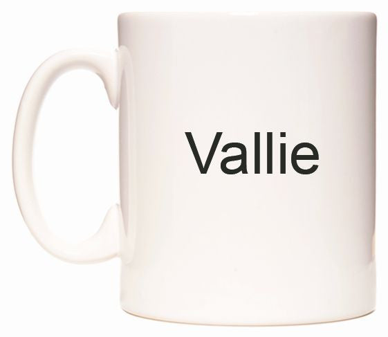 This mug features Vallie