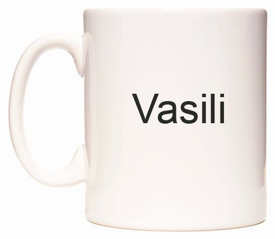 This mug features Vasili