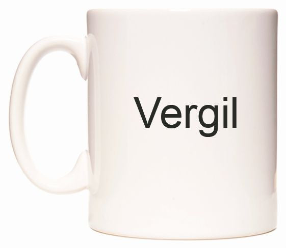 This mug features Vergil
