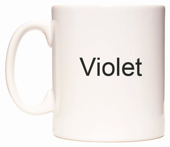 This mug features Violet