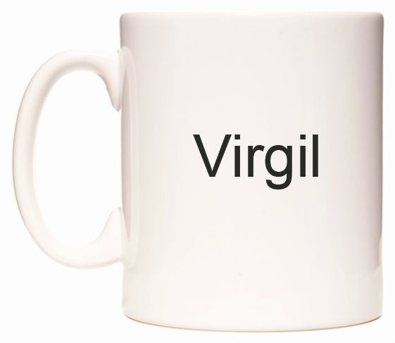 This mug features Virgil