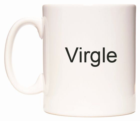 This mug features Virgle