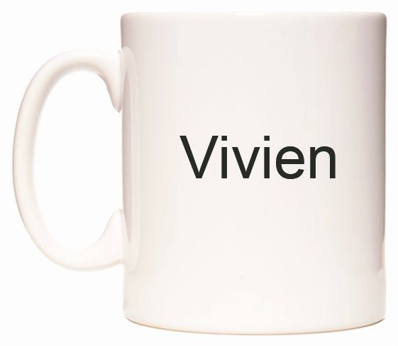 This mug features Vivien