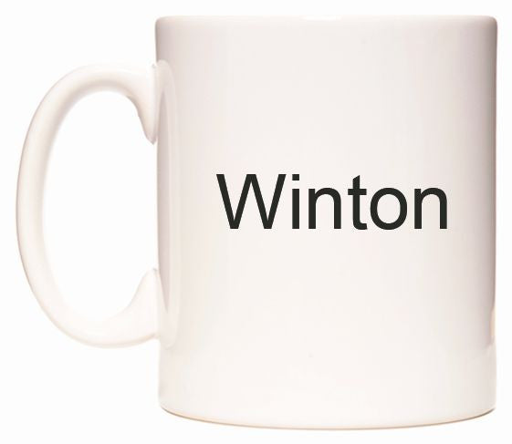 This mug features Winton