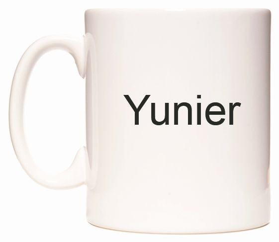 This mug features Yunier
