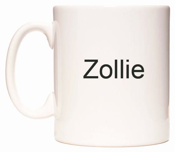 This mug features Zollie